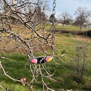 Neon gambler bar necklace sterling silver